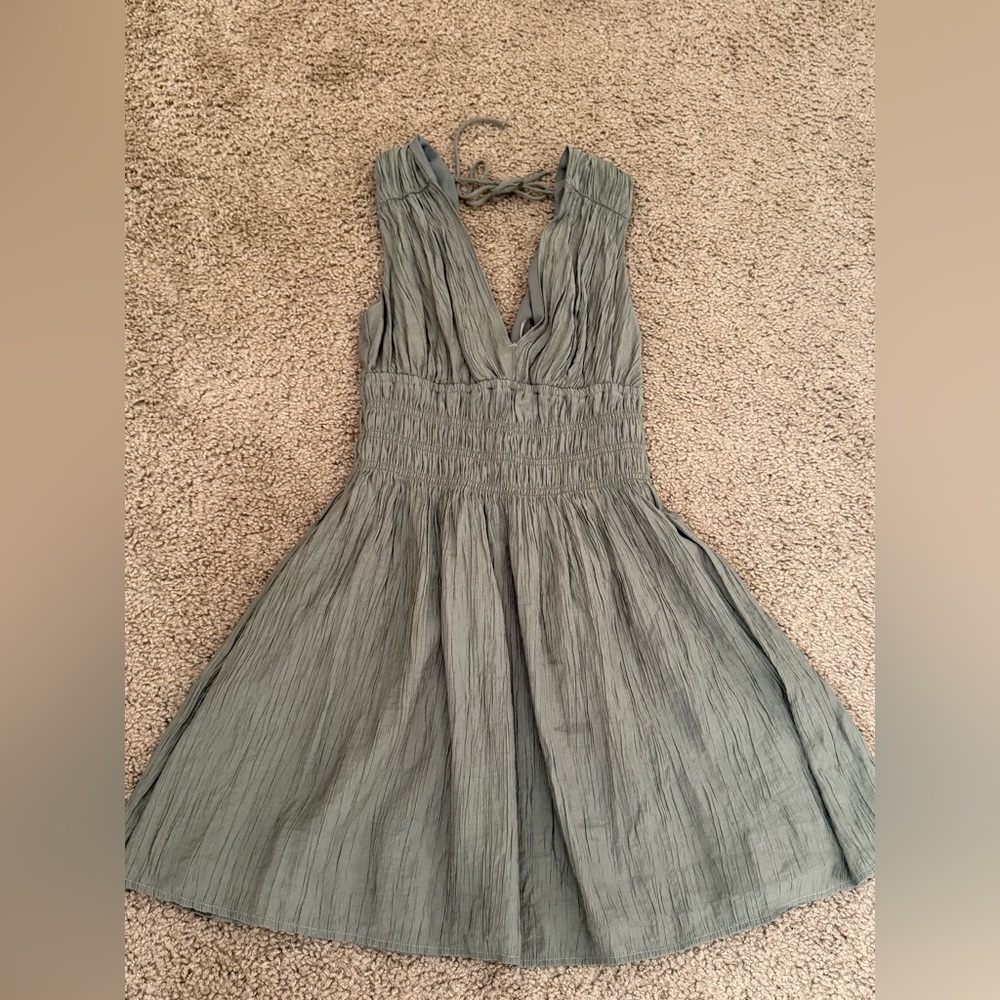Abercrombie & Fitch Elegant Green Sleeveless Dress